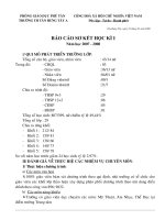 BAO CAO SO KET HK I
