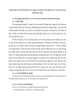 TỔNG QUAN VỀ TÍN DỤNG VÀ CHẤT LƯỢNG TÍN DỤNG CỦA NGÂN HÀNG THƯƠNG MẠI