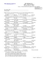 Đề_HD Anh 12 Kỳ I số 2