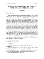 sáng kiến AnhVăn thcs