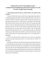 những lý luận cơ bản về hoạt động kinh doanh