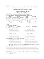 ĐỀ THI TOÁN 5. 2010-2011