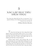 XÁC LẬP MỤC TIÊU ĐÍCH THỰC