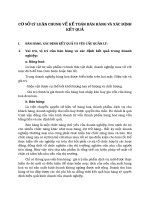 CƠ SỞ LÝ LUẬN CHUNG VỀ KẾ TOÁN BÁN HÀNG VÀ XÁC ĐỊNH KẾT QUẢ