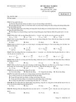 Kiểm tra chương 1-DAO ĐỘNG CƠ