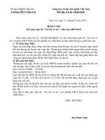 báo cáo nét bút tri ân