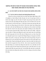 NHỮNG VẤN ĐỀ CƠ BẢN VỀ THANH TOÁN KHÔNG DÙNG TIỀN MẶT TRONG NỀN KINH TẾ THỊ TRƯỜNG