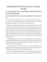 Định hướng phát triển trong thời gian tới và giải pháp kiến nghị