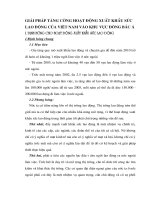 GIẢI PHÁP TĂNG CƯỜNG HOẠT ĐỘNG XUẤT KHẨU SỨC LAO ĐỘNG CỦA VIỆT NAM VÀO KHU VỰC ĐÔNG BẮC Á