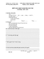 bien ban hoi nghi phu huynh