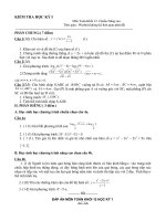 Đề thử sức HKI Toán_12 số 2