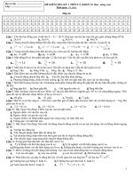 Đề mẫu HK I Lý 10_1