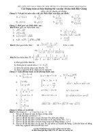 Cấu trúc đề thi vào 10 tỉnh Bắc Giang