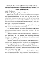 Một số giải pháp và kiến nghị nhằm nâng cao hiệu quả hoạt động kinh doanh nghiệp vụ bảo hiểm hoả hoạn và các rủi ro đặc biệt tại Bảo Minh Hà Nội