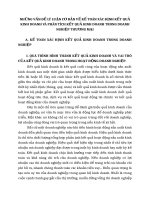 NHỮNG VẤN ĐỀ LÝ LUẬN CƠ BẢN VỀ KẾ TOÁN XÁC ĐỊNH KẾT QUẢ KINH DOANH VÀ PHÂN TÍCH KẾT QUẢ KINH DOANH TRONG DOANH NGHIỆP THƯƠNG MẠI