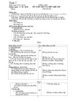 giáo án lớp 1 - từ tuần 7 đến tuần 9