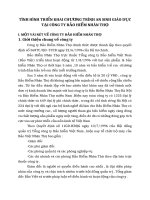 TÌNH HÌNH TRIỂN KHAI CHƯƠNG TRÌNH AN SINH GIÁO DỤC TẠI CÔNG TY BẢO HIỂM NHÂN THỌ