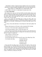 CHƯƠNG II THỰC TRẠNG HOẠT ĐỘNG SẢN XUẤT KINH DOANH VÀ HOẠT ĐỘNG MARKETING TẠI CHI NHÁNH HÀ NỘI CÔNG TY TNHH DỊCH VỤ HÀNG HÓA TOP