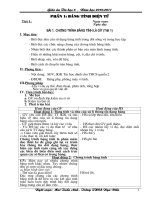 Giáo án cả năm Tin 7(Tuấn Anh-Nga Điền)