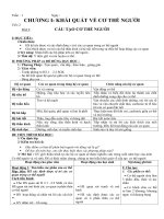 Giáo án sinh học lớp 8