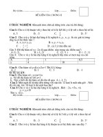 bộ đề kiem tra dại sô 8