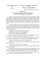 Qui chế Đánh giá xếp loại học sinh