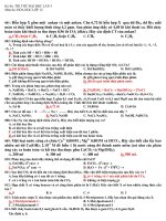 Đề thi thử đại học lần 3 môn Hóa