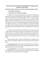 TÍN DỤNG TRUNG DÀI HẠN VỚI SỰ NGHIỆP PHÁT TRIỂN KINH TẾ XÃ HỘI CỦA ĐẤT NƯỚC