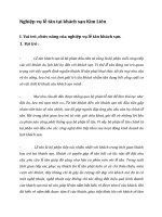 Nghiệp vụ lễ tân tại khách sạn Kim Liên