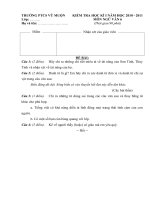 Đề thi HKI Văn 7 của Huyện bạch Thông