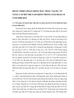 HOÀN THIỆN HOẠT ĐỘNG ĐẤU THẦU TẠI DỰ ÁN NÂNG CẤP ĐÔ THỊ NAM ĐỊNH TRONG GIAI ĐOẠN II NĂM 2008
