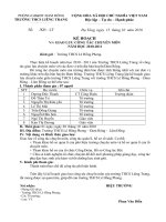 Kế hoạch giao lưu chuyên môn