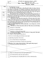 Đề kiểm tra định kì lần 2- lớp 5