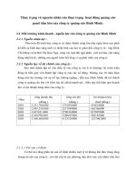 Thực trạng và nguyên nhân của thực trạng  hoạt động quảng cáo panô tấm lớn của công ty quảng cáo Bình Minh