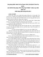 Sáng kiến Kinh nghiệm: ứng dụng phần mềm tin học Power Point
