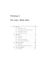 Ma trận , Định thức