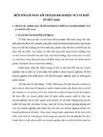 MỘT SỐ GIẢI PHÁP HỖ TRỢ DOANH NGHIỆP VỪA VÀ NHỎ Ở VIỆT NAM