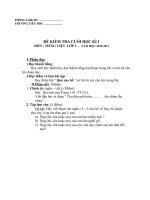 Đề thi HKI Lớp 2-Toan+TV