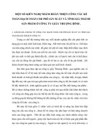 MỘT SỐ KIẾN NGHỊ NHẰM HOÀN THIỆN CÔNG TÁC KẾ TOÁN HẠCH TOÁN CHI PHÍ SẢN XUẤT VÀ TÍNH GIÁ THÀNH SẢN PHẨM Ở CÔNG TY GIẦY THƯỢNG ĐÌNH