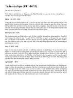 TUẦN CỦA BẠN THÁNG 11 (8-14-2010)