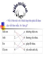 Bài day rèn luyên từ và câu 2b/ngày