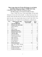 Thực trạng công tác kế toán tiền lương và các khoản trích theo lương của công ty TNHH Vân Long