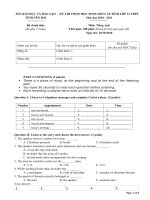 Đề thi HSG-Tiếng Ânh 12 (2010-2011)