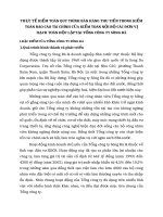 THỰC TẾ KIỂM TOÁN QUY TRÌNH BÁN HÀNG THU TIỀN TRONG KIỂM TOÁN BÁO CÁO TÀI CHÍNH CỦA KIỂM TOÁN NỘI BỘ CÁC ĐƠN VỊ HẠCH TOÁN ĐỘC LẬPTẠI TỔNG CÔNG TY SÔNG ĐÀ