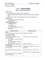 Giáo án hình học 6 (chuẩn)