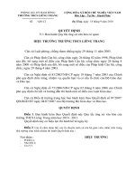 Quyết định ban hành quy tắc ứng xử