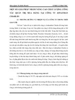 MỘT SỐ GIẢI PHÁP NHẰM NÂNG CAO CHẤT LƯỢNG CÔNG TÁC QUẢN TRỊ MUA HÀNG TẠI CÔNG TY JONATHAN CHARLES