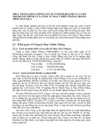 THỰC TRẠNG HOẠT ĐỘNG SẢN XUẤT KINH DOANH VÀ CẠNH TRANH SẢN PHẨM CỦA CÔNG TY MAY CHIẾN THẮNG TRONG THỜI GIAN QUA