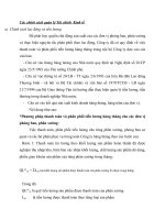 Các chính sách quản lý Tài chính  Kinh tế