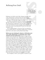 Refining Your Draft